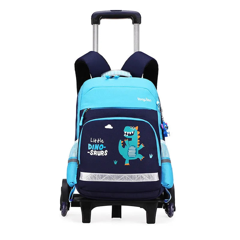 Korean detachable trolley bag made of Oxford cloth, 42cm high, in red colour, for elementary school students