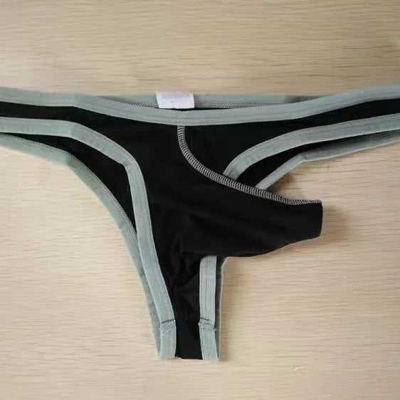 Men's Ice Silk briefs in seven colours: white, black, sky blue, dark grey, grass green, army green, skin colour.