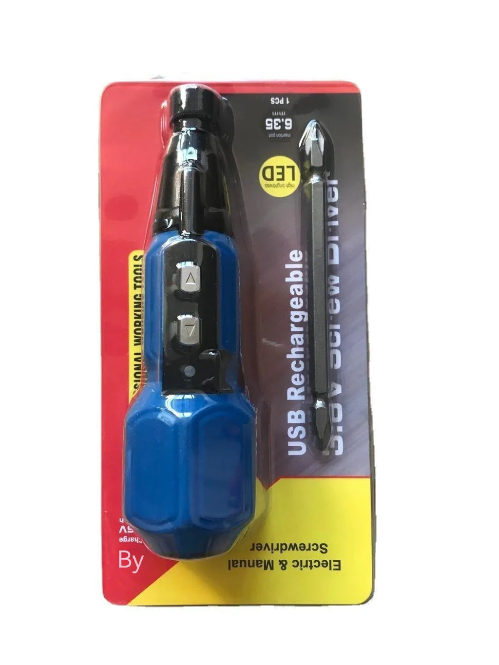36V alloy steel straight handle electric screwdriver with lithium battery in black colour option