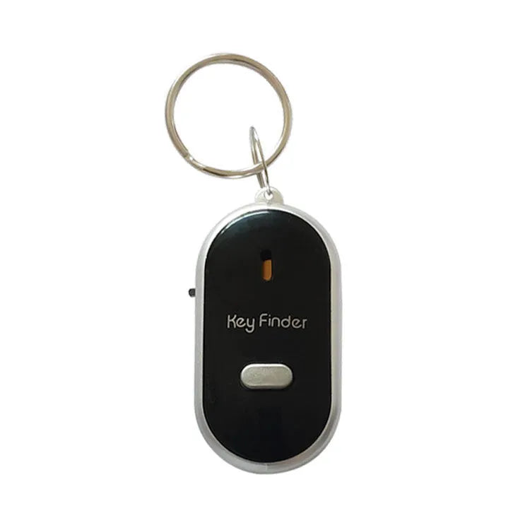 Oval acrylic key finder pendant in red, blue, white, black, and orange colours with voice control anti-lost function.