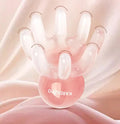 Pink natural resin octopus massage comb for facial and periocular meridian massage