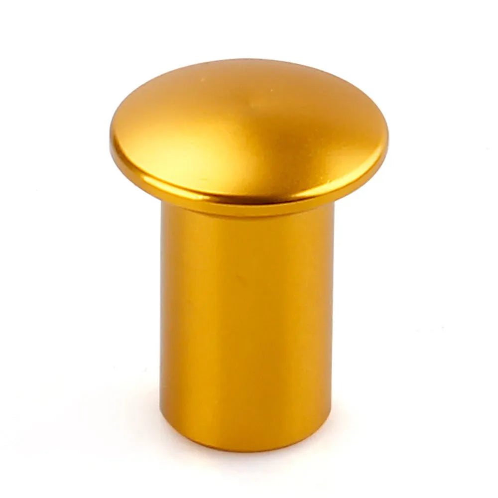 Aluminium alloy drift handbrake cap in gold, silver, black, blue, and red colour options.