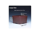 Square purple clay succulent bonsai pot in classical design for tabletop or floor placement