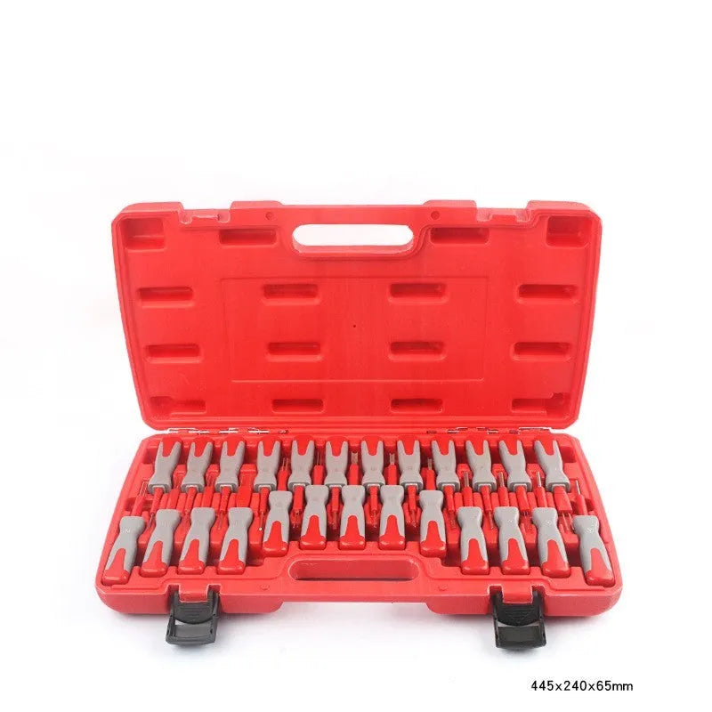 25 piece car terminal removal tool set with storage case for automotive electrical repairs