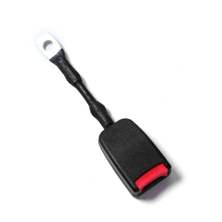 Car seat belt socket safety buckle with 20cm steel wire base for vehicle seat belt replacement