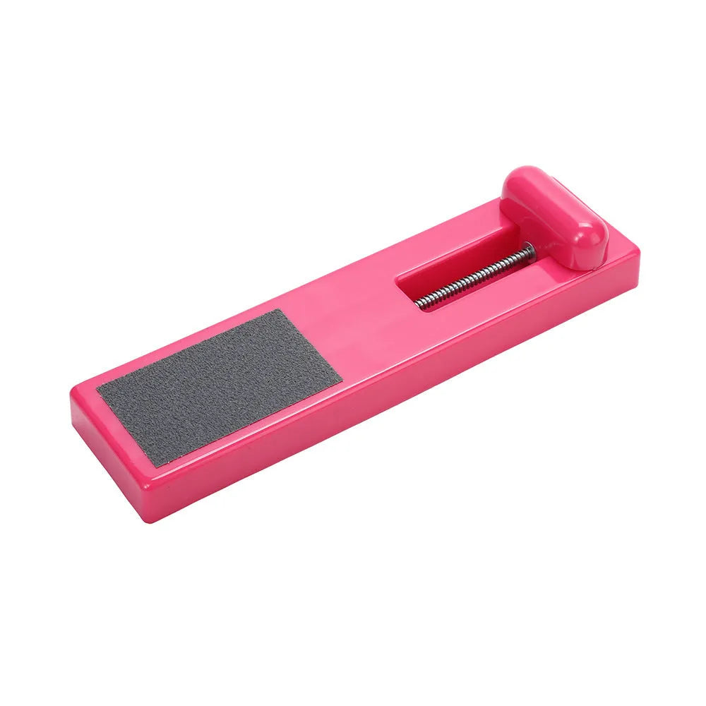 Pink and white flexible ballet foot trainer for rotation shaping and instep muscle exercise.