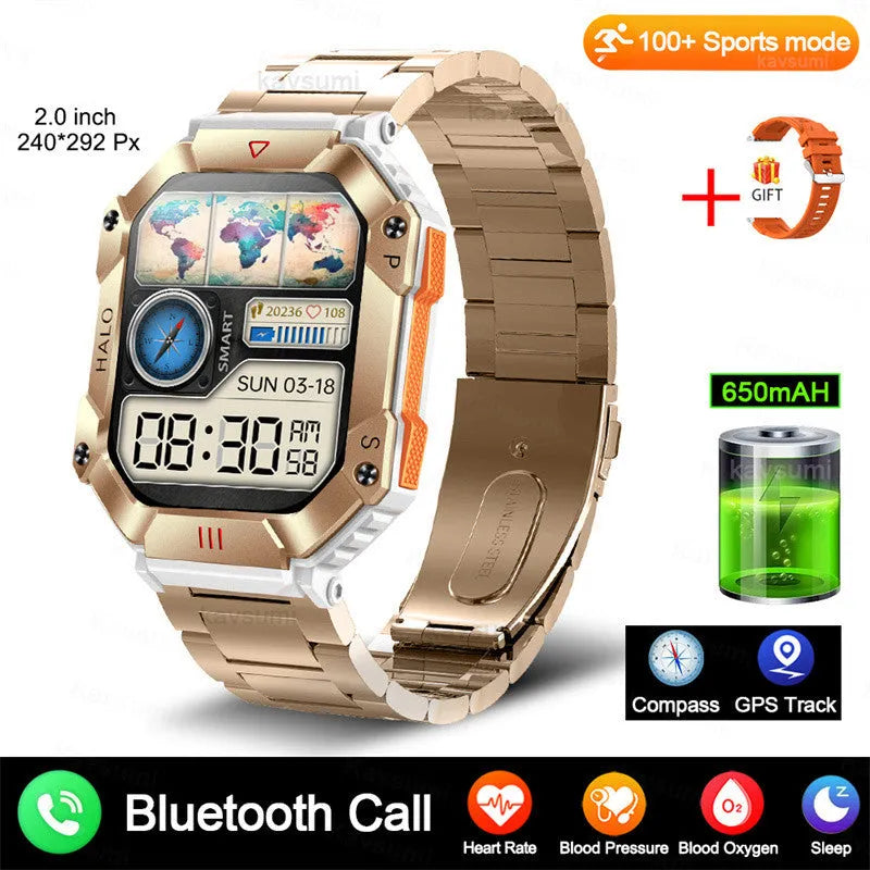 Android GPS smart watch for women with titanium case on a selection of different coloured straps.