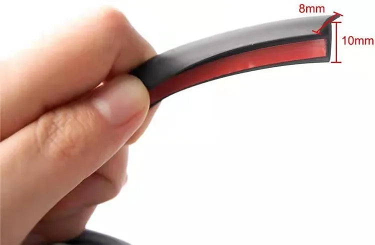 TPE rubber seal strip for automotive and machinery applications in black and white colours