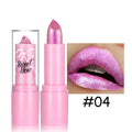 Sweetheart bow design diamond lipstick in six colour shades with long-lasting formula