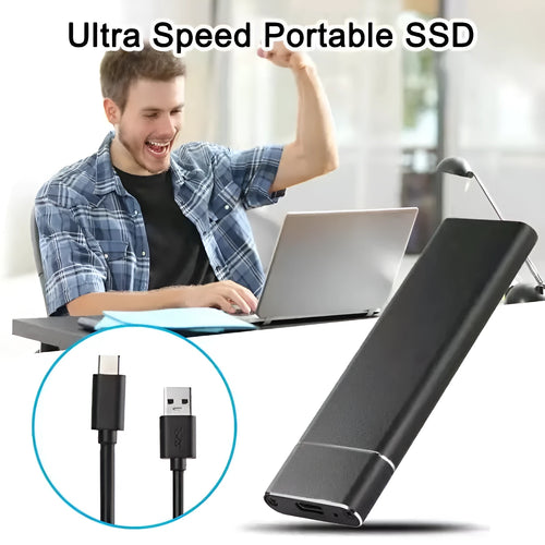 6TB ultra-thin metal external mobile hard disk in five colour options