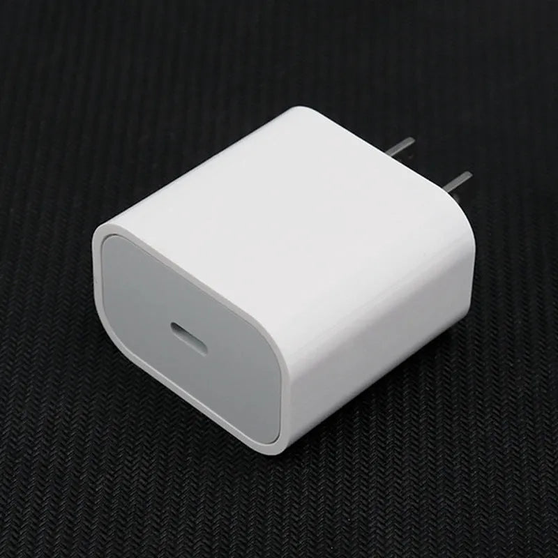 PD20W mobile phone charger with USB port in American or European colour variant
