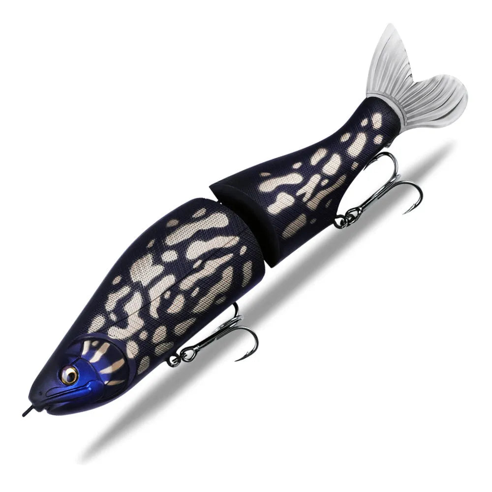 185mm plastic swimming fishing bait for bass available in multiple colours