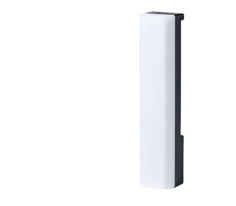 Black 3D RGB table top ambience lamp with voice-activated rhythm lighting for PC gaming decor