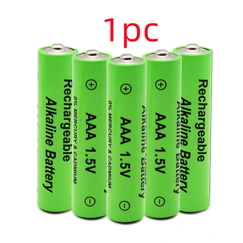 AA alkaline rechargeable battery with 3000mAh capacity and 1.5V voltage.