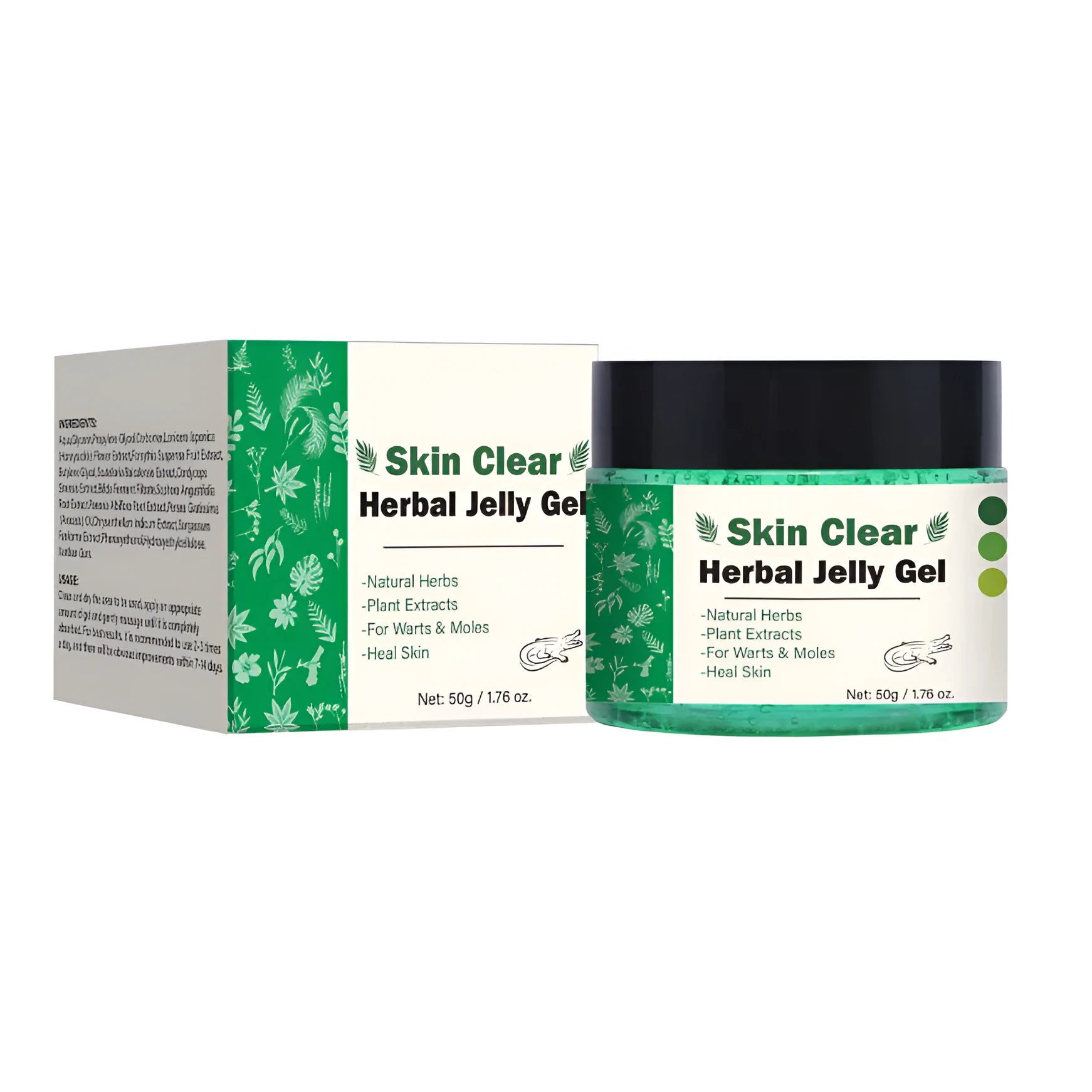 50g tube of clear herbal gel for body care with product code FP-B012-50g