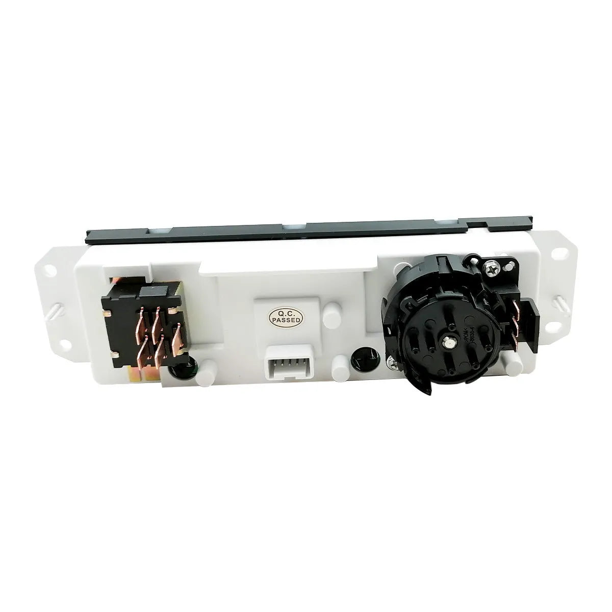 Black Jeep Wrangler air conditioning control panel for 2005-2006 models with OE number 55056558AA