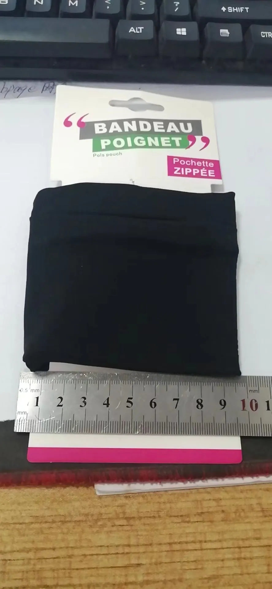 Waterproof OPP wrist bag armband sleeve measuring 10x10.5cm for mobile phone carrying