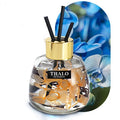 Glass car perfume ornament with creative bottle design and loose incense function