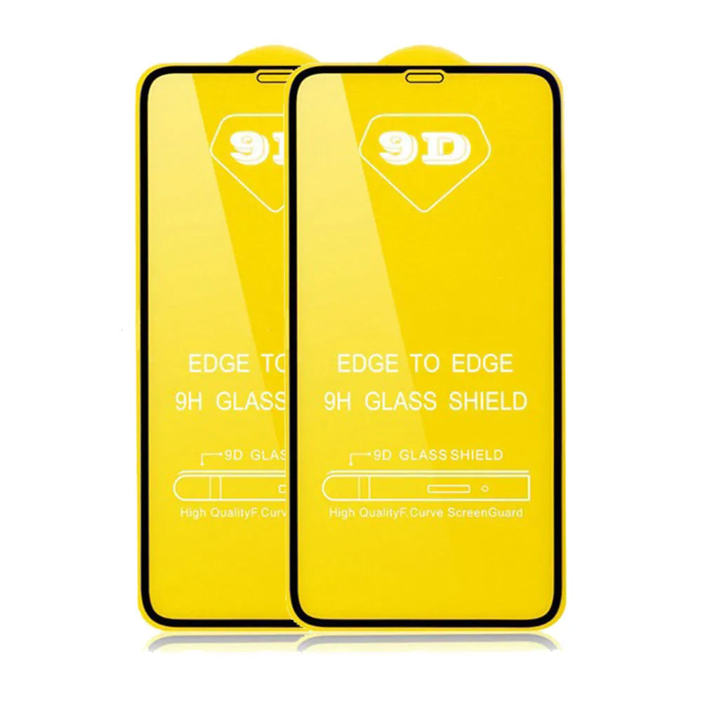 Black tempered glass screen protector for Xiaomi 10 Lite, 11 Lite and 11T Pro smartphones