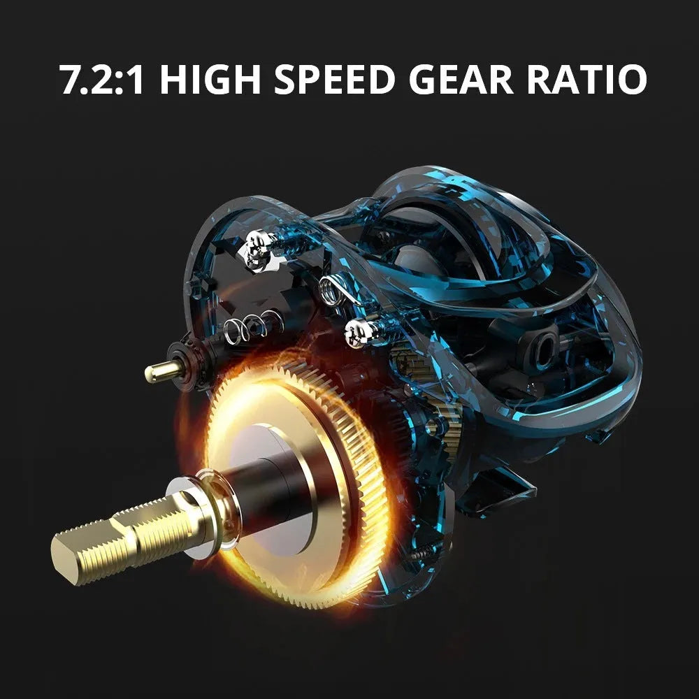 Drip wheel lure fishing rod rocking wheel line fishing reel with left and right hand wheel options