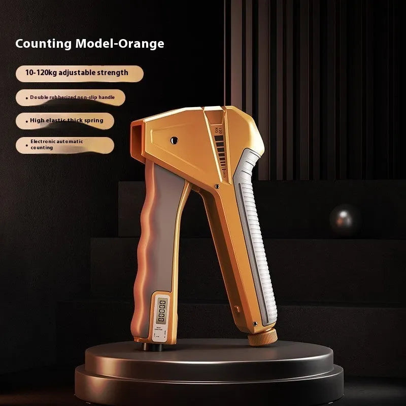 Adjustable hand gripper exercise equipment with mechanical counter in multiple colour options