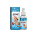 30 ml bottle of diabetes wound care spray with a spray nozzle.