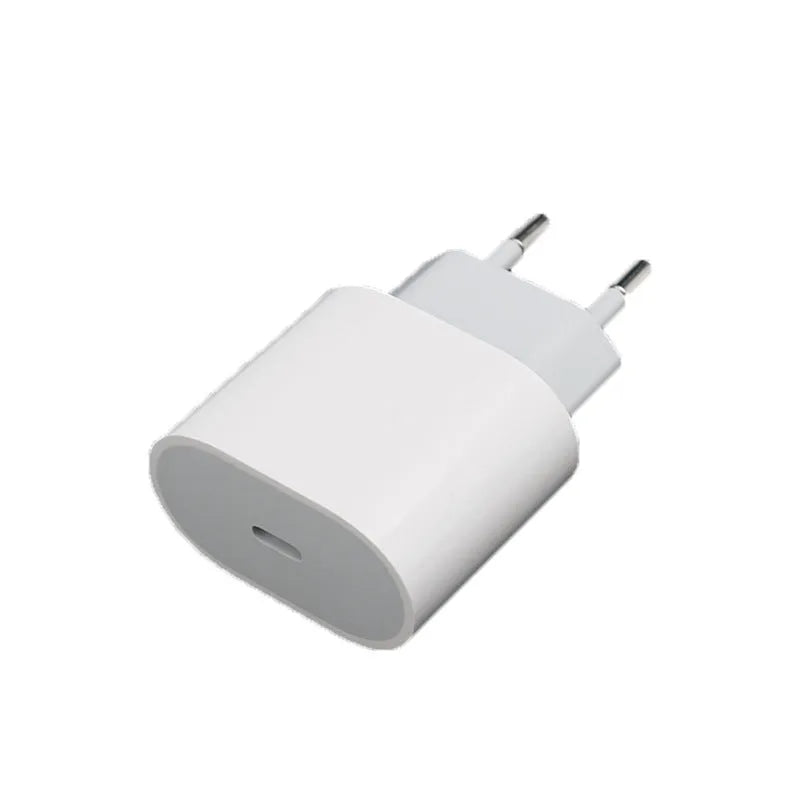 PD20W mobile phone charger with USB port in American or European colour variant