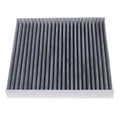 Grey Geely car air conditioning filter element measuring 215mm by 210mm by 30mm