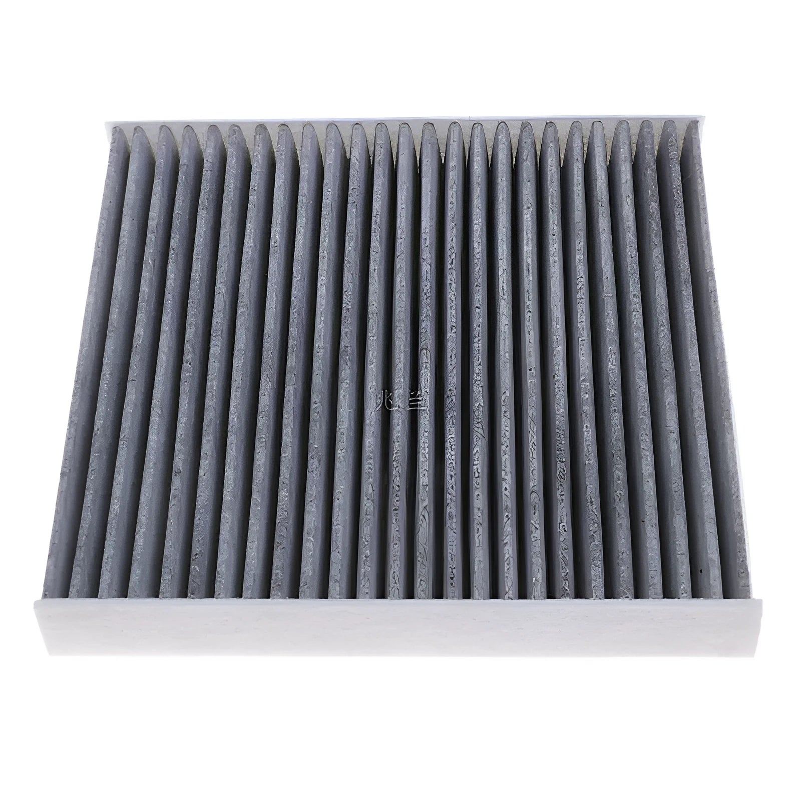Grey Geely car air conditioning filter element measuring 215mm by 210mm by 30mm