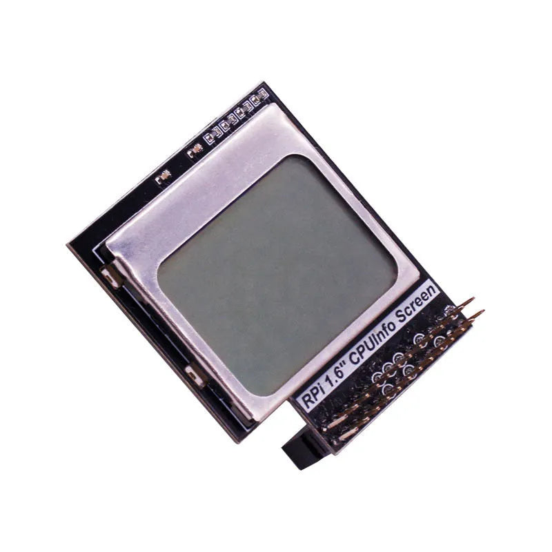 1.6 inch LCD display screen with backlight switch for Raspberry Pi system monitoring