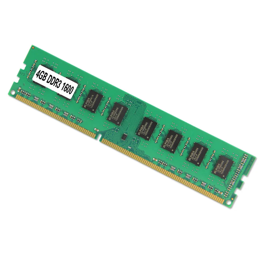 Desktop DDR3 4GB 1600MHz memory module for AMD computer upgrades