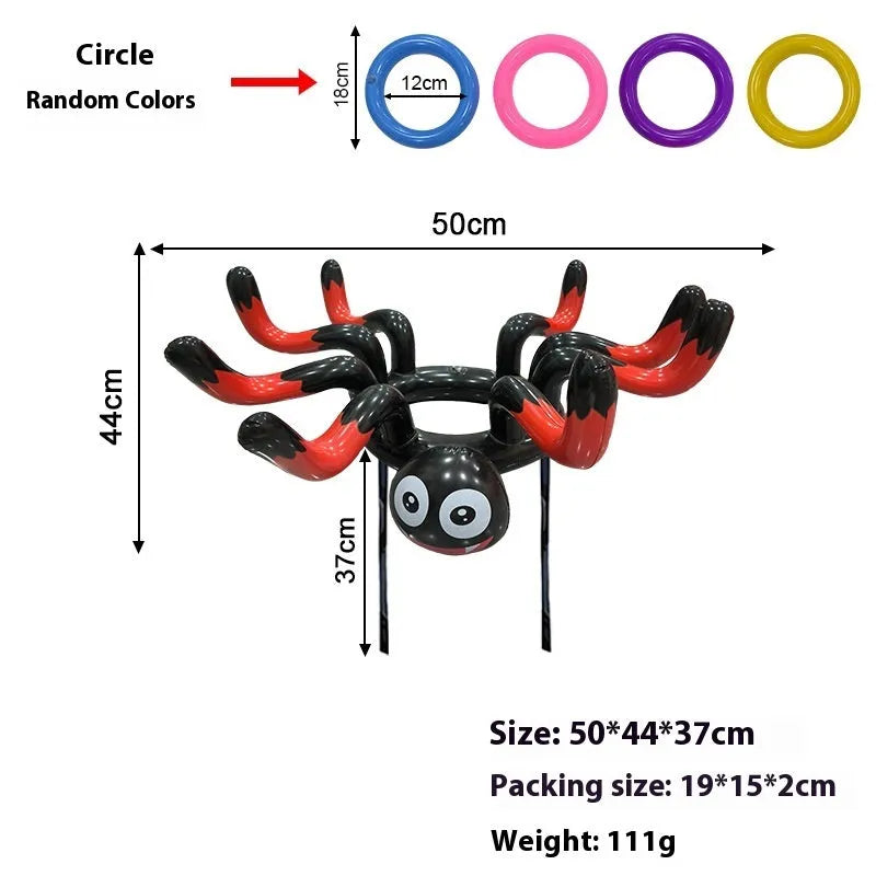 PVC inflatable throwing toy in character design options for teenagers