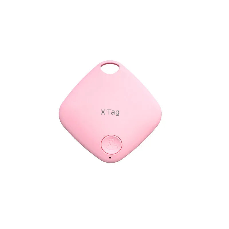 Small coloured Bluetooth anti-lost tracker for keys and wallets showing five colour options