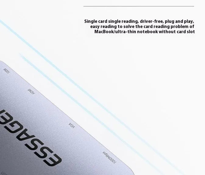 11-in-1 USB-C expansion dock with a 20cm cable and Gigabit Ethernet port.