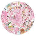 50 Christmas waterproof stickers in cute style for cars phones computers guitars