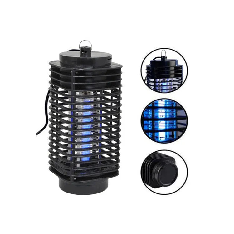 Black hanging electric mosquito killer device for indoor pest control with 20-50 square metre coverage