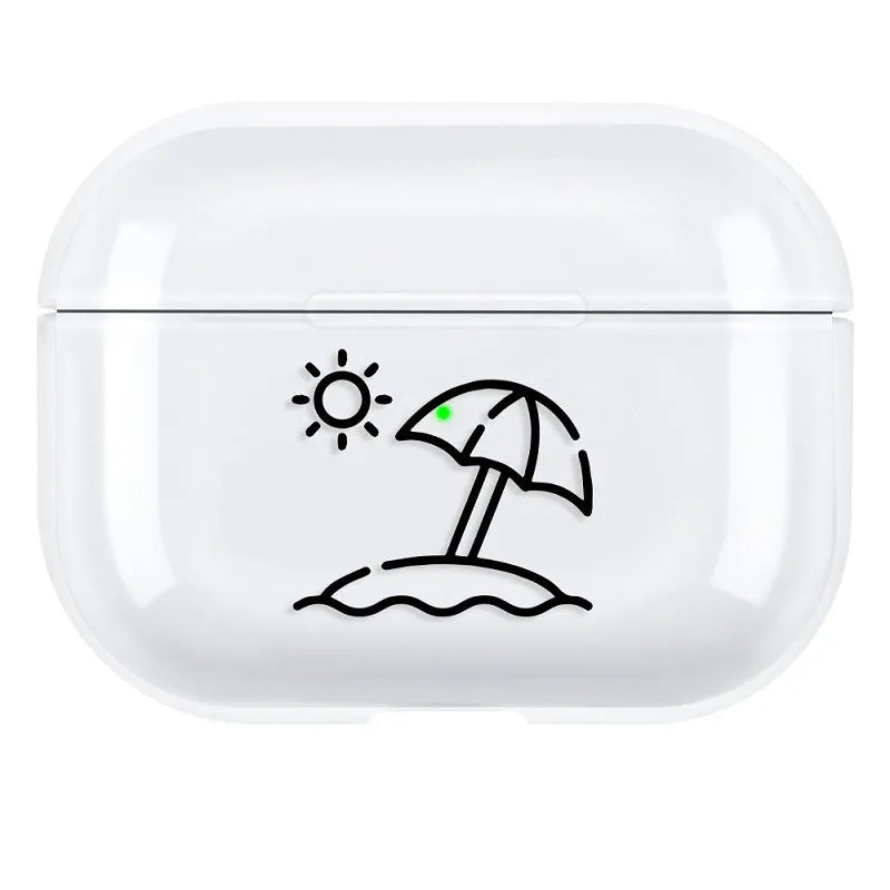 AirPods Pro 3 protective back cover case shell in solid colour