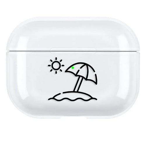 AirPods Pro 3 protective back cover case shell in solid colour