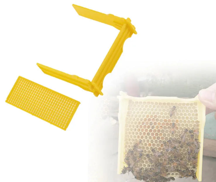 Three white EPS foam mini delivery boxes for beehive bee breeding tool set.