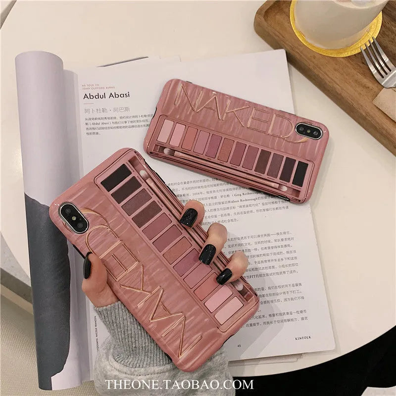 Silicone phone case for iPhone in flesh colour and grey colour options.