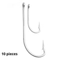 Alloy steel sea fishing hooks in multiple styles for ocean boat fishing