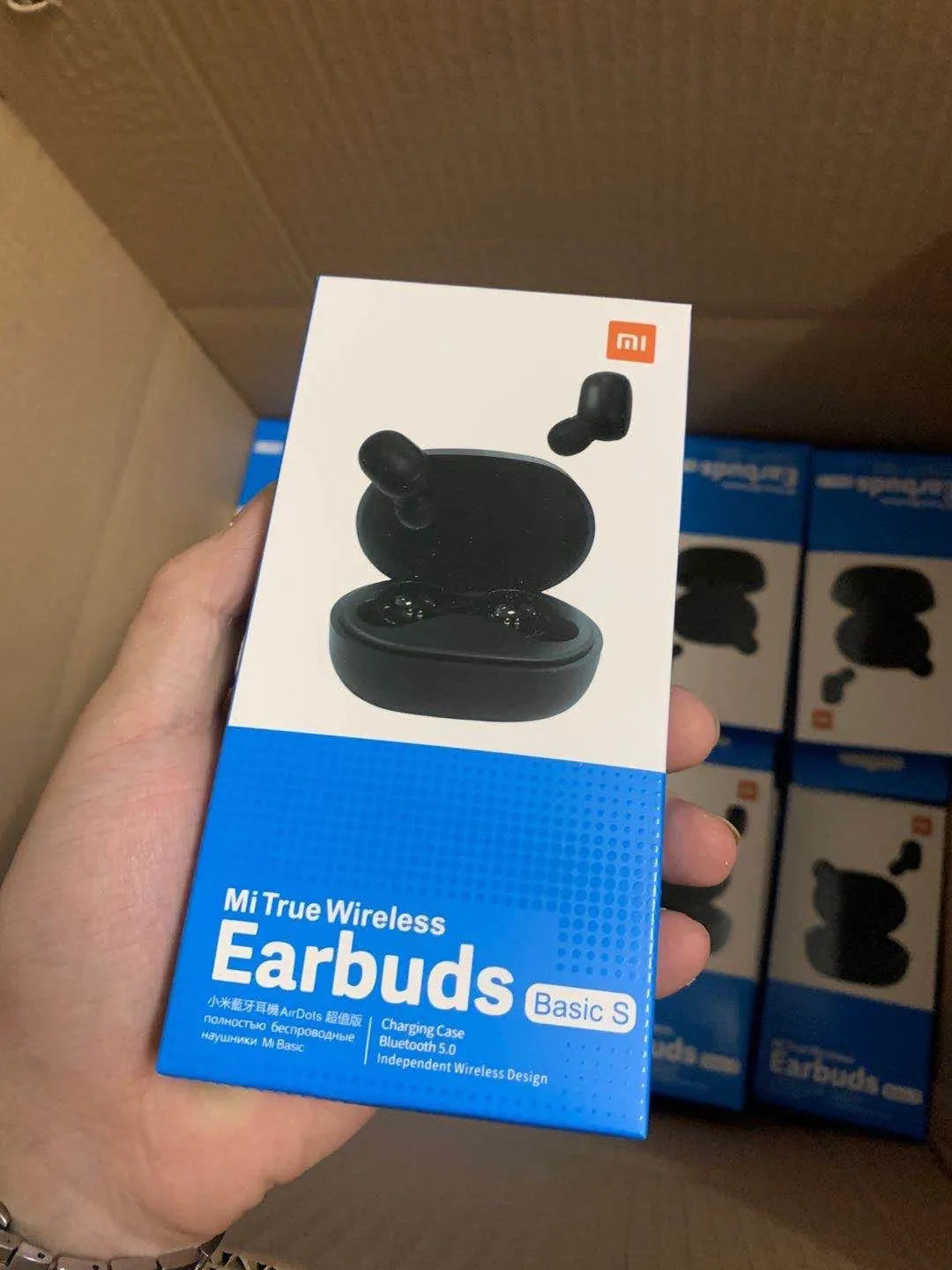 Redmi AirDots 2 Black true wireless earbuds and charging case