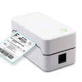 TDL401H compact Bluetooth thermal printer for express order printing, shown with UK plug.