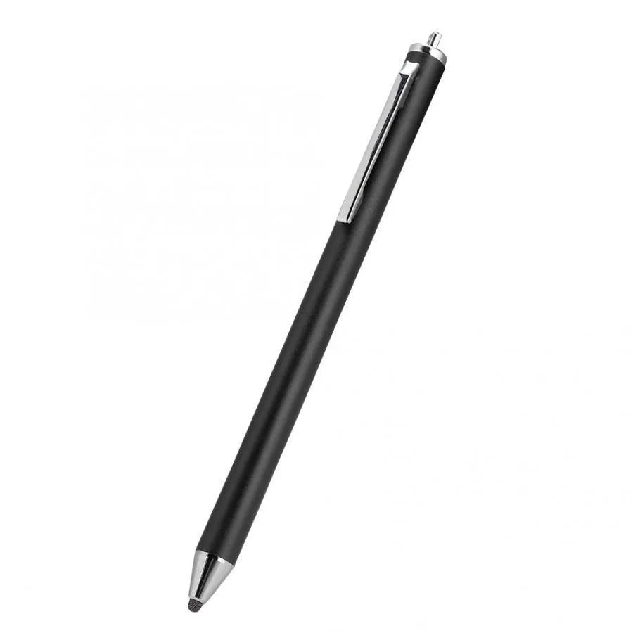 Metal fine tip stylus for tablet and phone touch screens in seven colour options