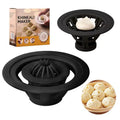 Jinkali four baozi molds in black colour for shaping steamed buns and dumplings