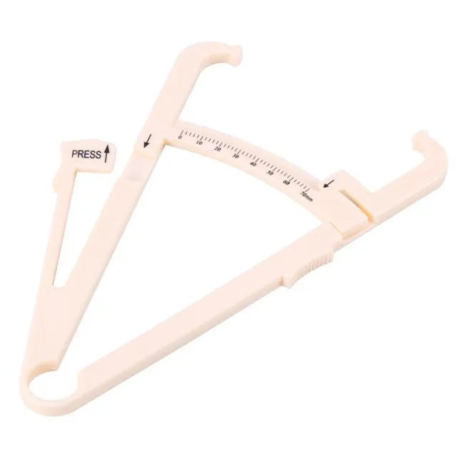 Acrylic fat caliper skin fold thickness meter for body composition measurement
