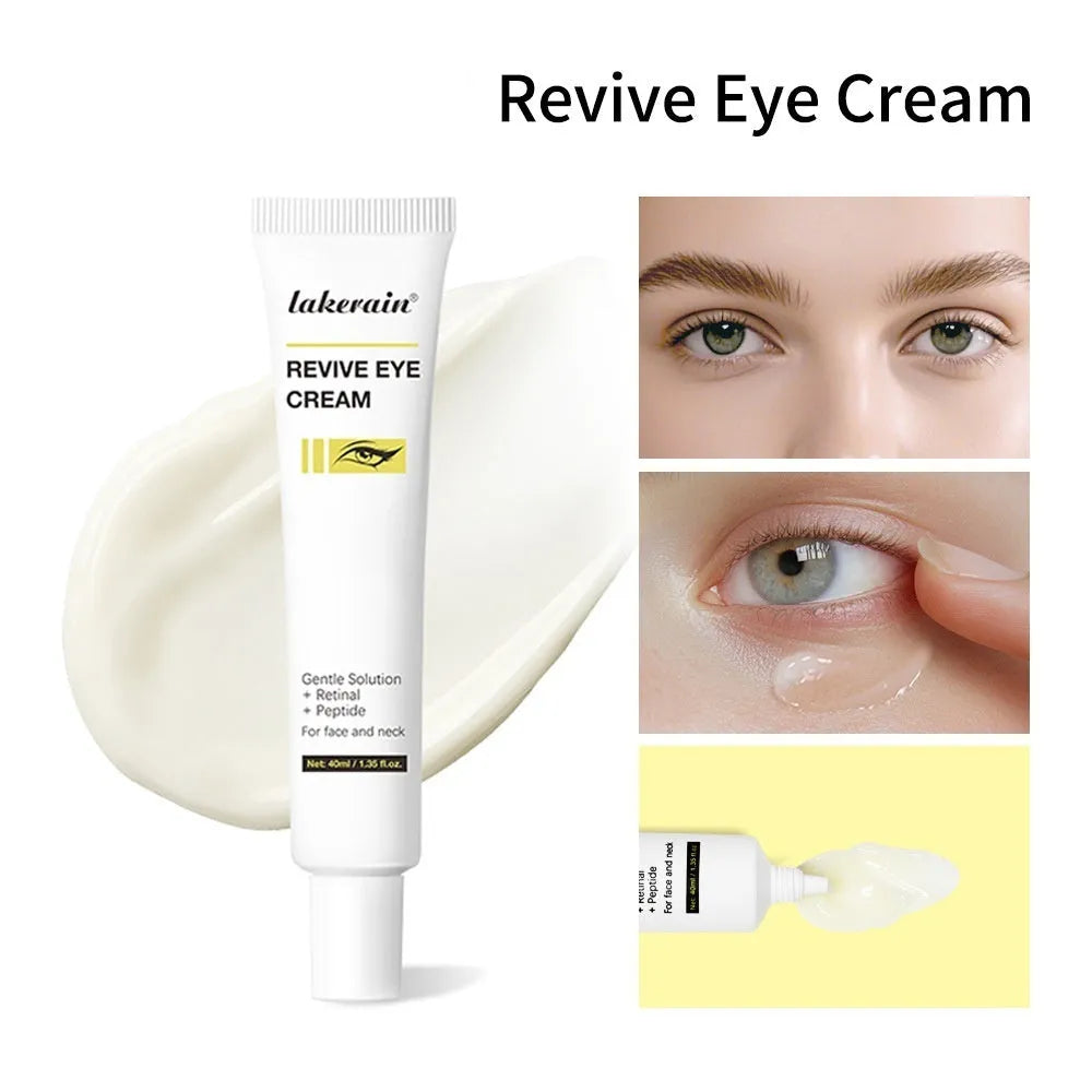 40ml jar of retinol eye cream for dark circles and fine lines