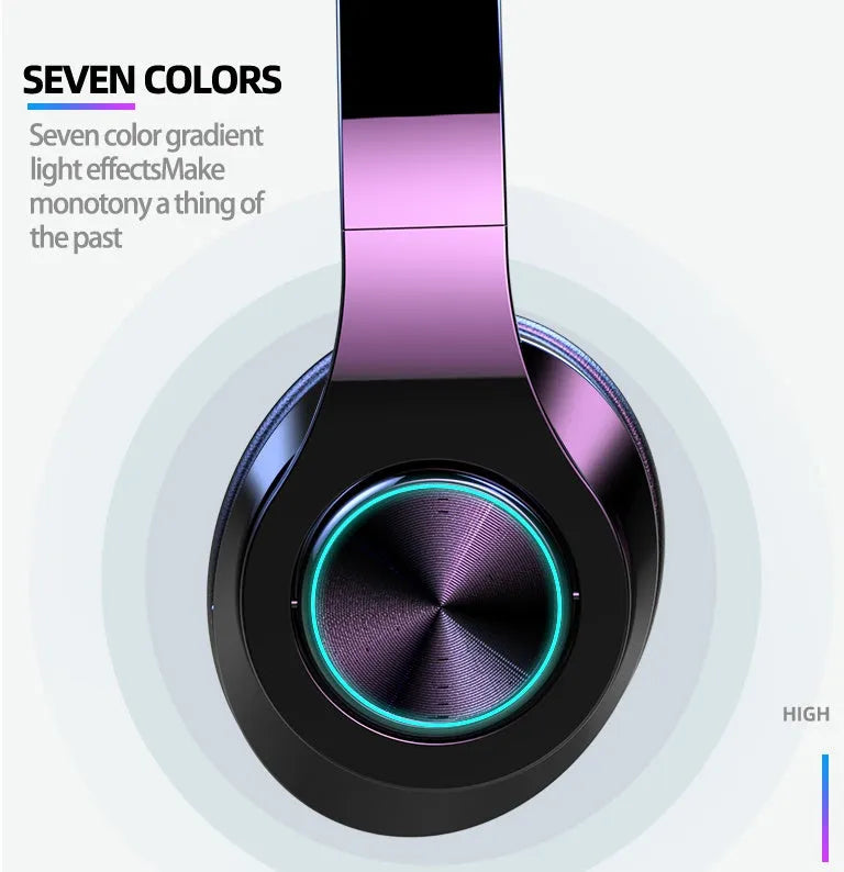 T6 wireless Bluetooth headset for hands-free calls and music listening.