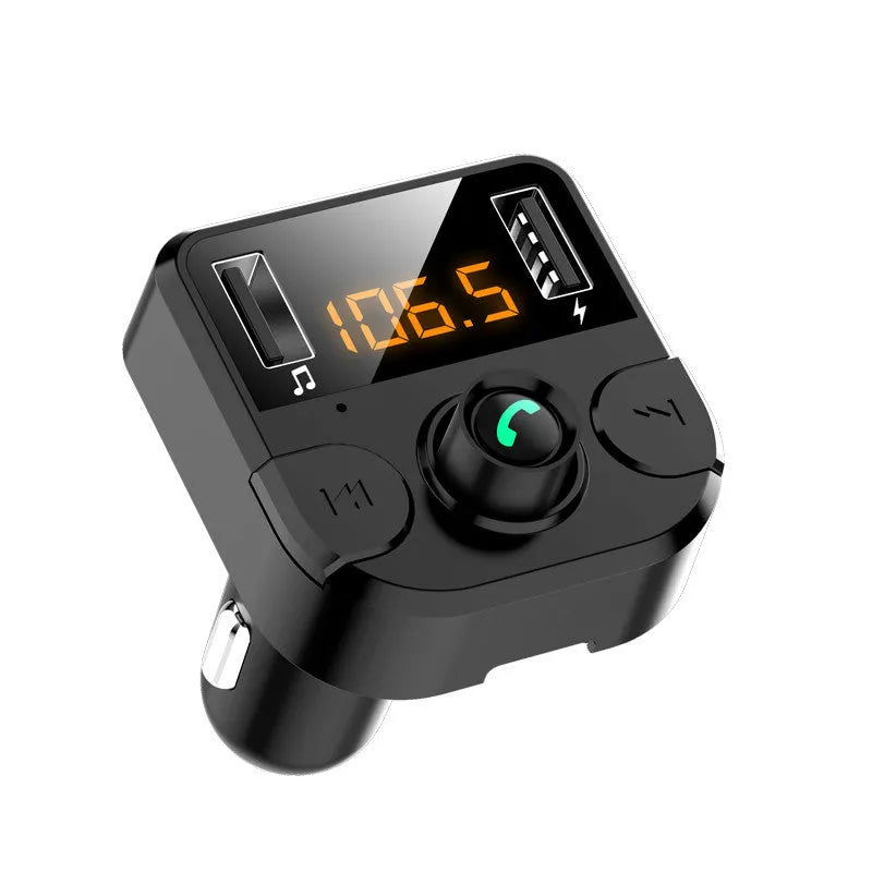 Black BT36B car MP3 Bluetooth player with FM radio for cigarette lighter power connection