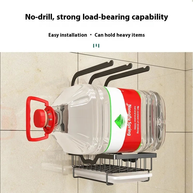 Foldable plastic kitchen storage rack with new Chinese style design for dishcloth organisation